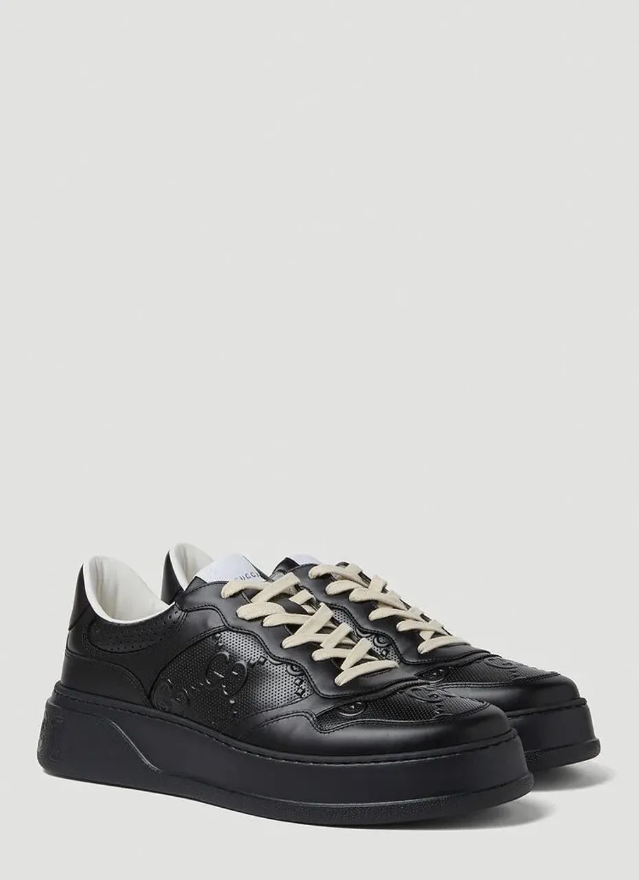 Tenis gucci gg embossed sneaker original 42