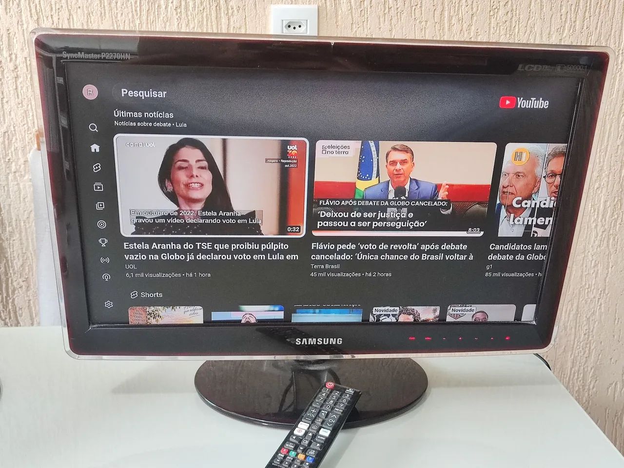 Monitor Tv 22" HDMI Samsung LCD 
