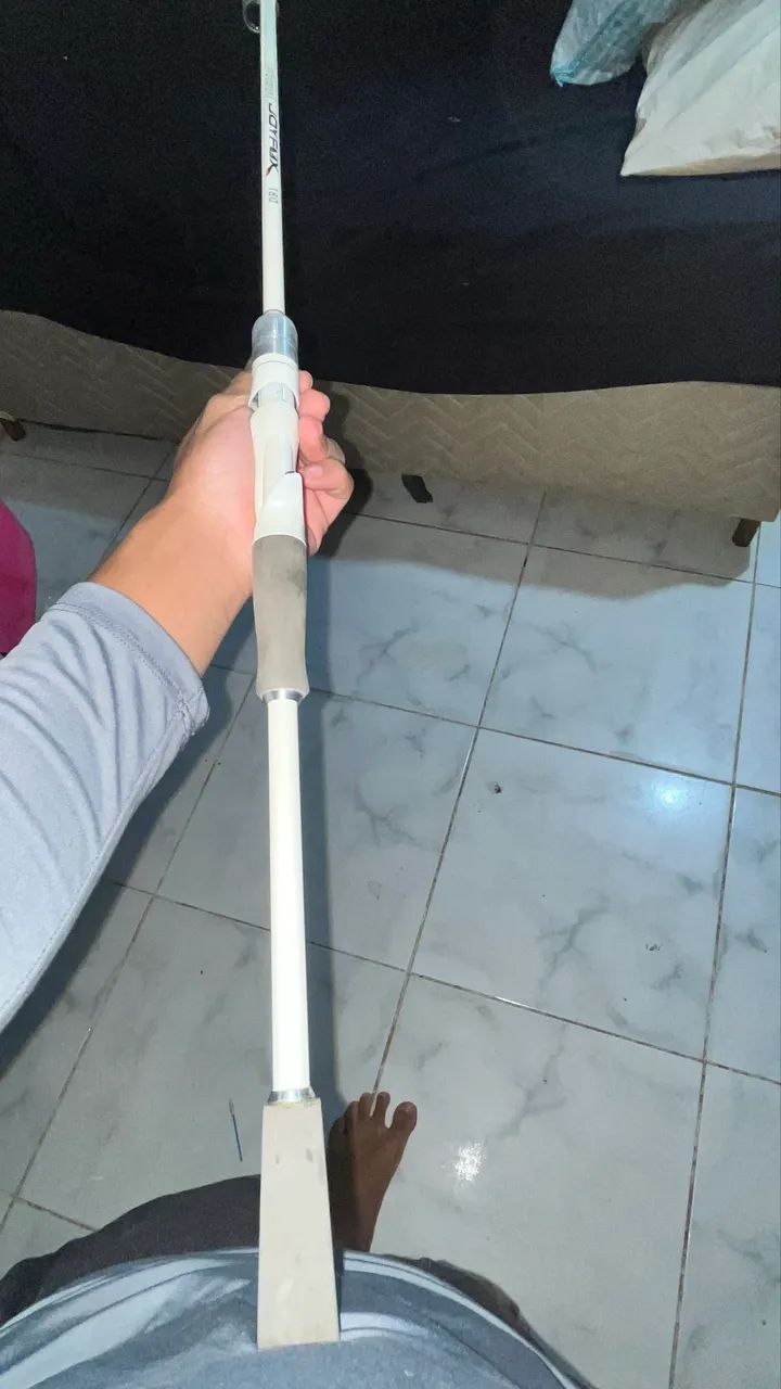 Vara de pesca caretilha ou mulinete - Foto 2