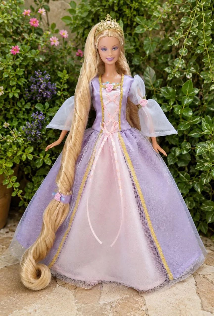 Vestido artesanal - Rapunzel 