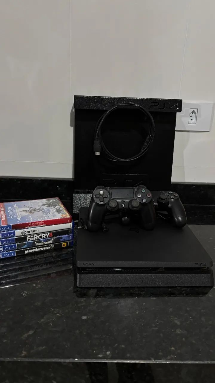 Sony Playstation 4 Slim 1tb Dualshock 4, 2 Controller