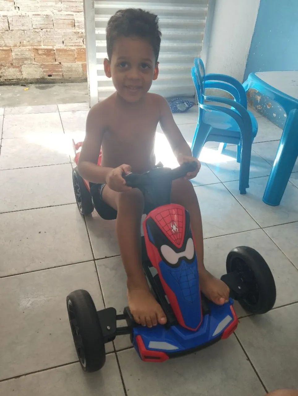 Kart elétrico do homem aranha  - Foto 2