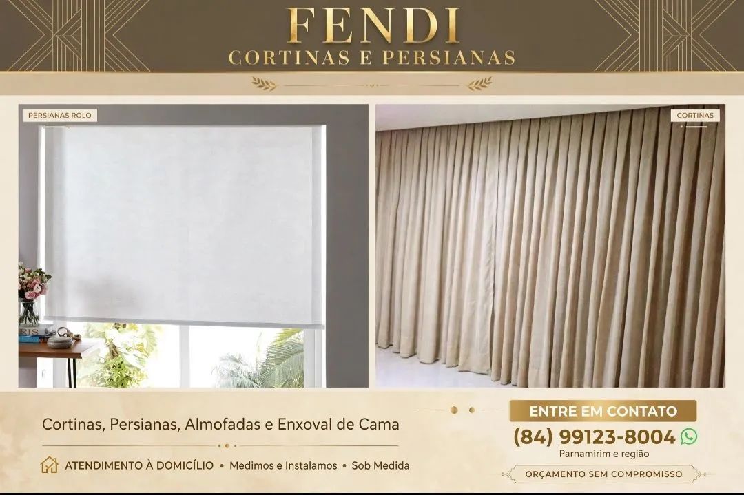 Cortinas e Persianas 