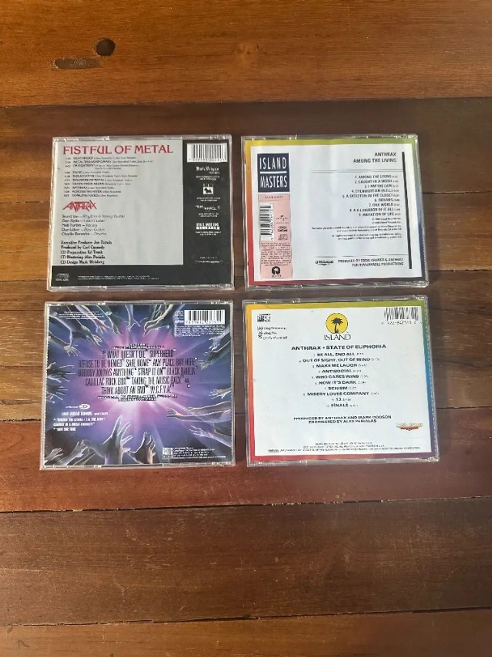 Anthrax - Lote c/ 4 CDS - Foto 2