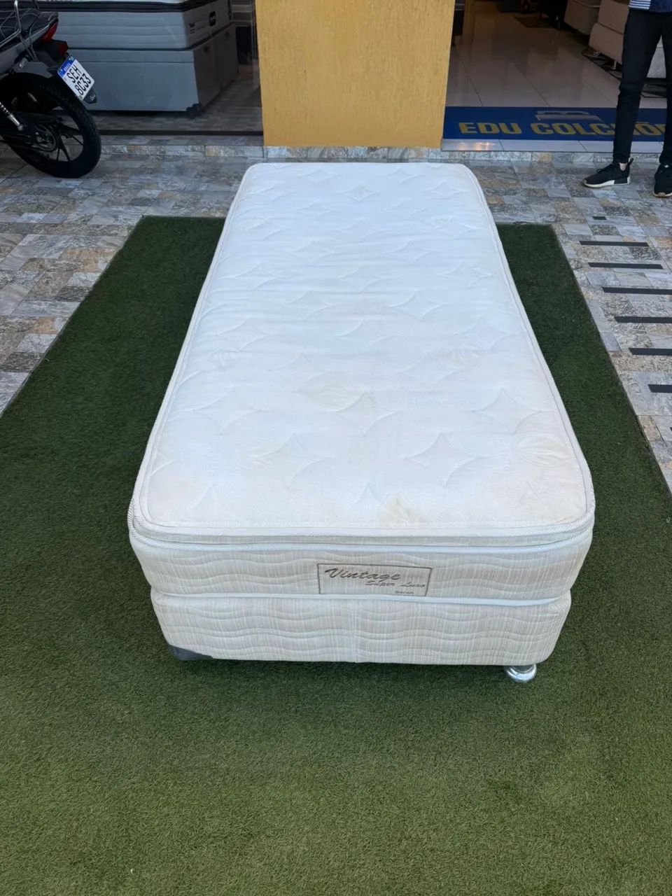 Bicama de solteiro com cama auxiliar usada - Entrego!  - Foto 5