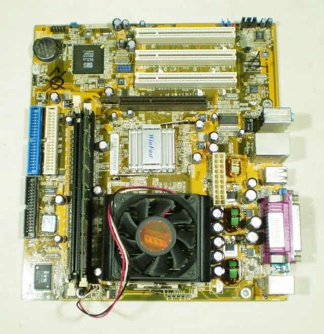 Kit placa mãe, processador e memória antigos.- Cód. 625 - - Foto 5