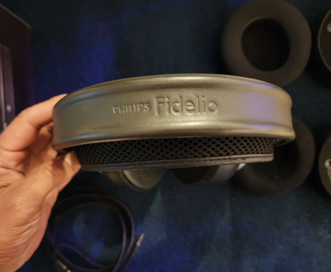Fone Philips Fidelio X1s + 3 pares de pads Headphone<br>carneiro - Foto 5