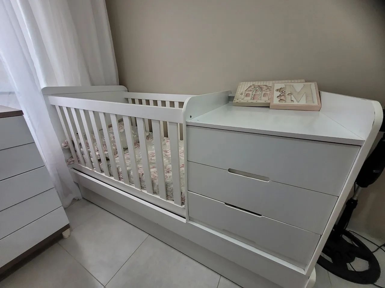 Berço bicama + cômoda acoplada.  - Foto 3