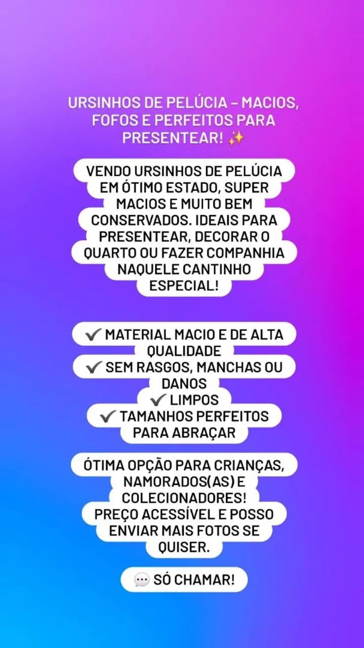 Vendo Ursinhos de Pelúcia  - Foto 3