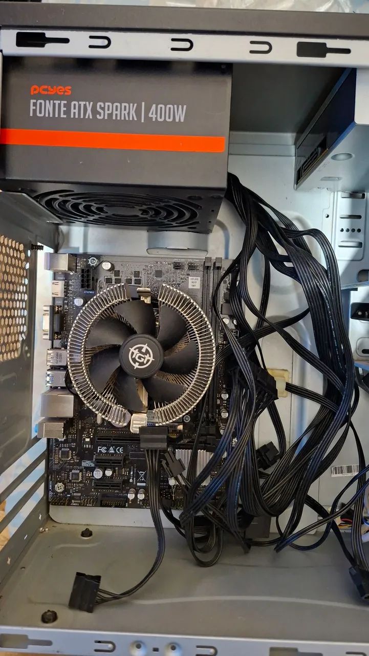Kit PC i3-8100 + Placa H310MHP + Fonte 400W