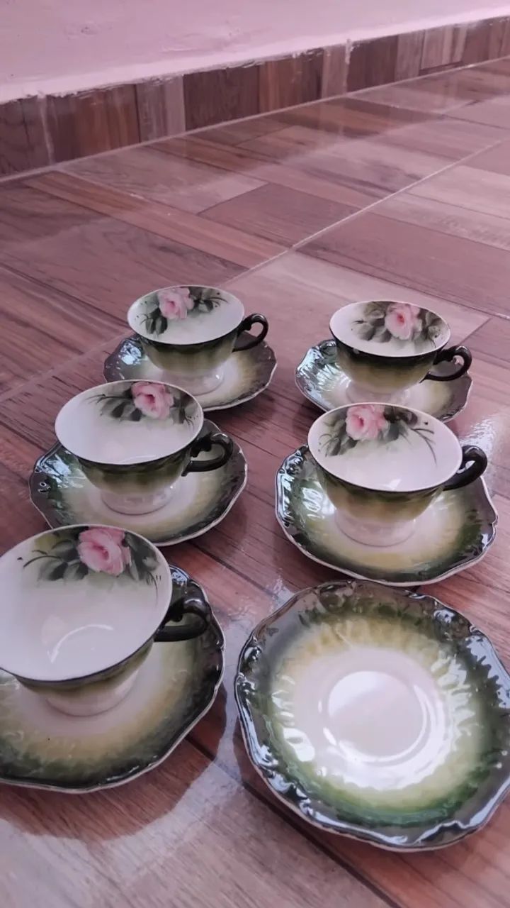 5 xícaras de café porcelana  - Foto 4
