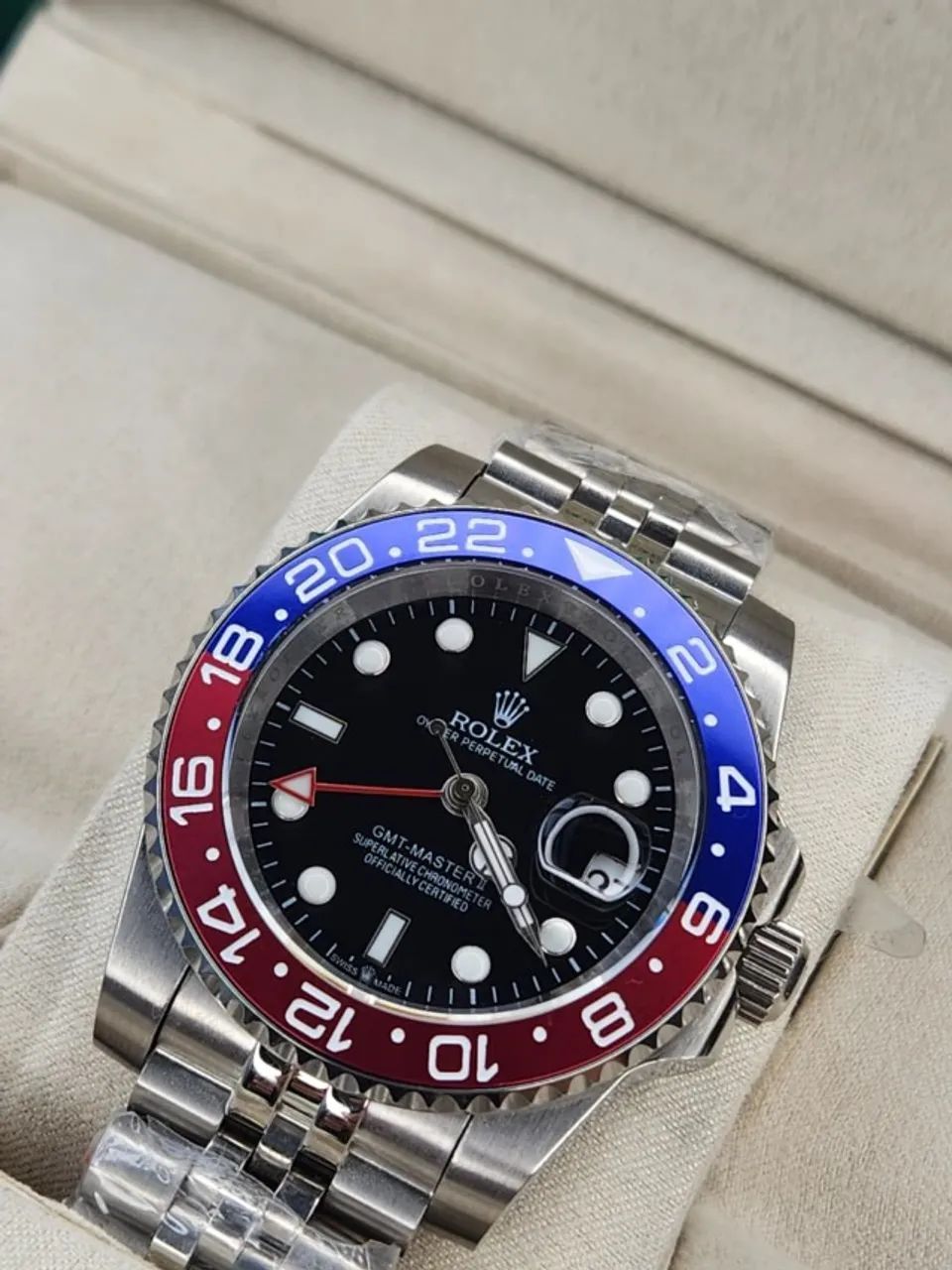 Relogio Rolex Gmt Pepsi LINHA PREMIUM - Foto 2