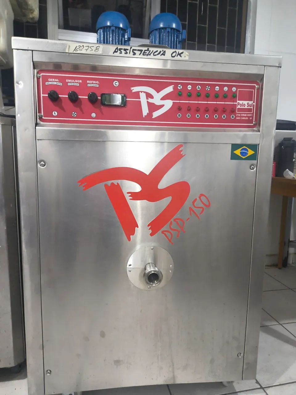 Pasteurizadora Polo Sul 150 litros