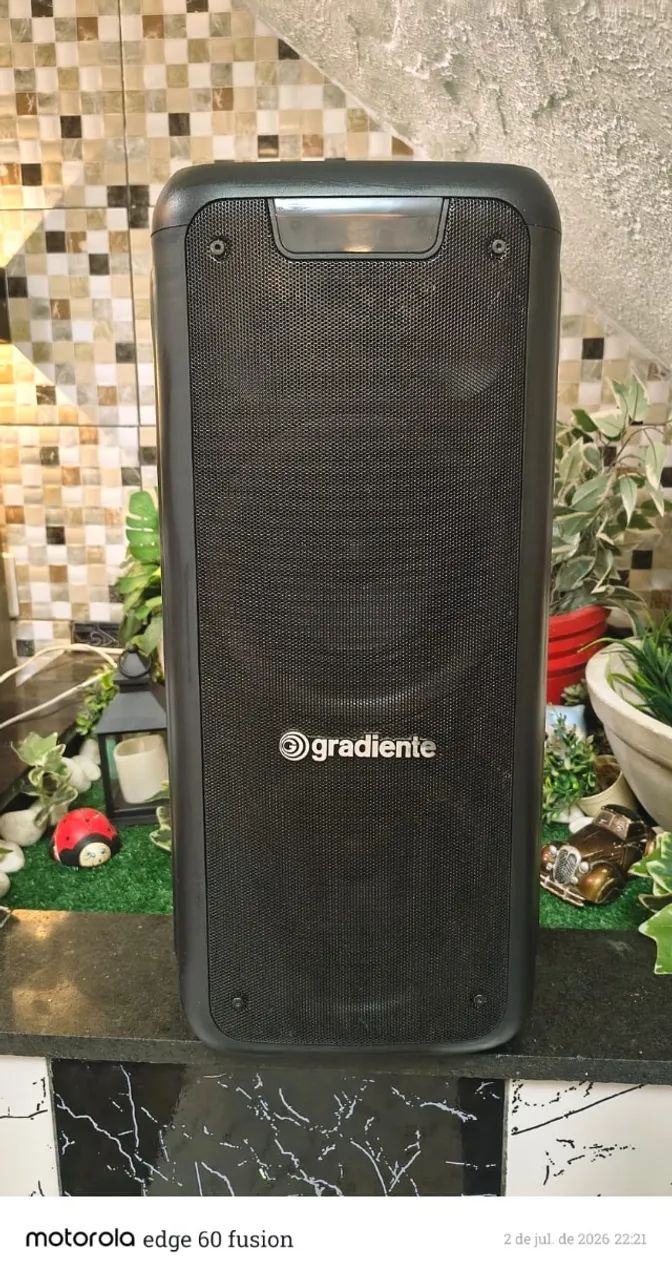 Caixa Som Gradiente - Bateria Interna