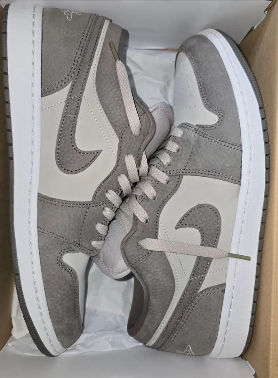Nike Air Jordan 1 Low Olive Grey - Foto 2