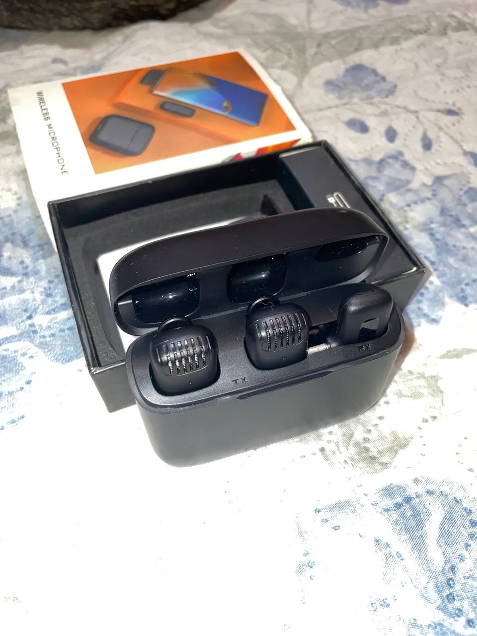 Microfone De Lapela Sem Fio Duplo J150 Tipo C Para Celular
