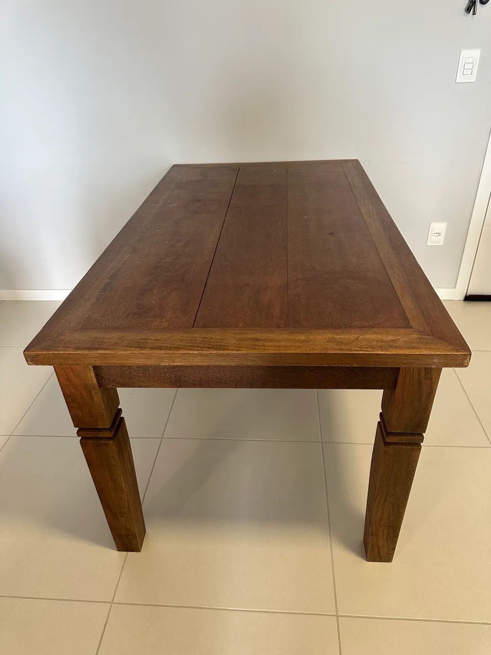 Mesa jantar madeira de demolição