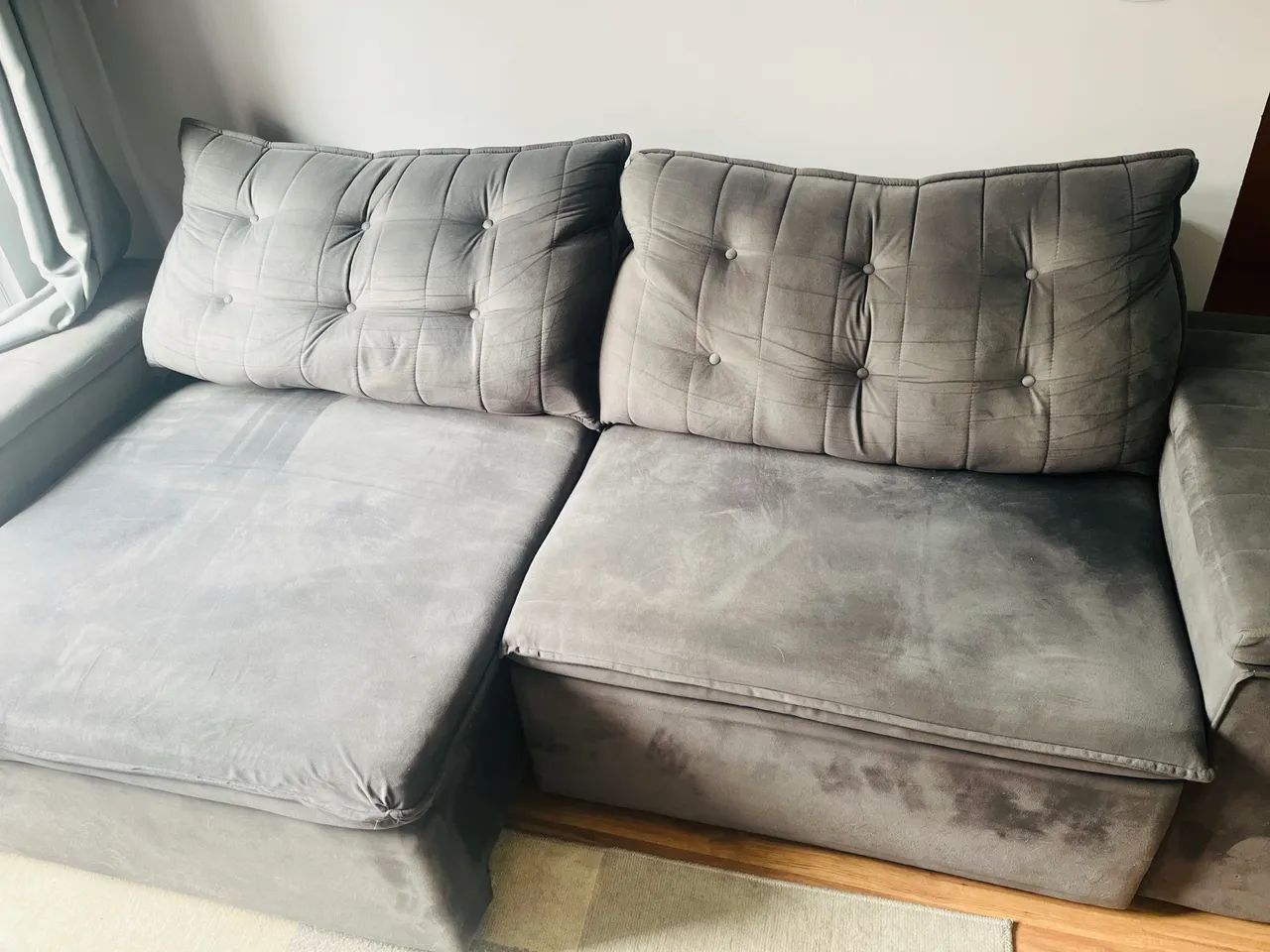 Sofá 2,50m Cinza escuro - Foto 3