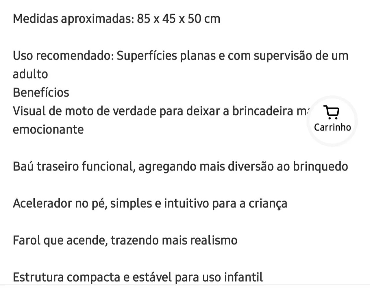 Moto Elétrica Infantil - Foto 4