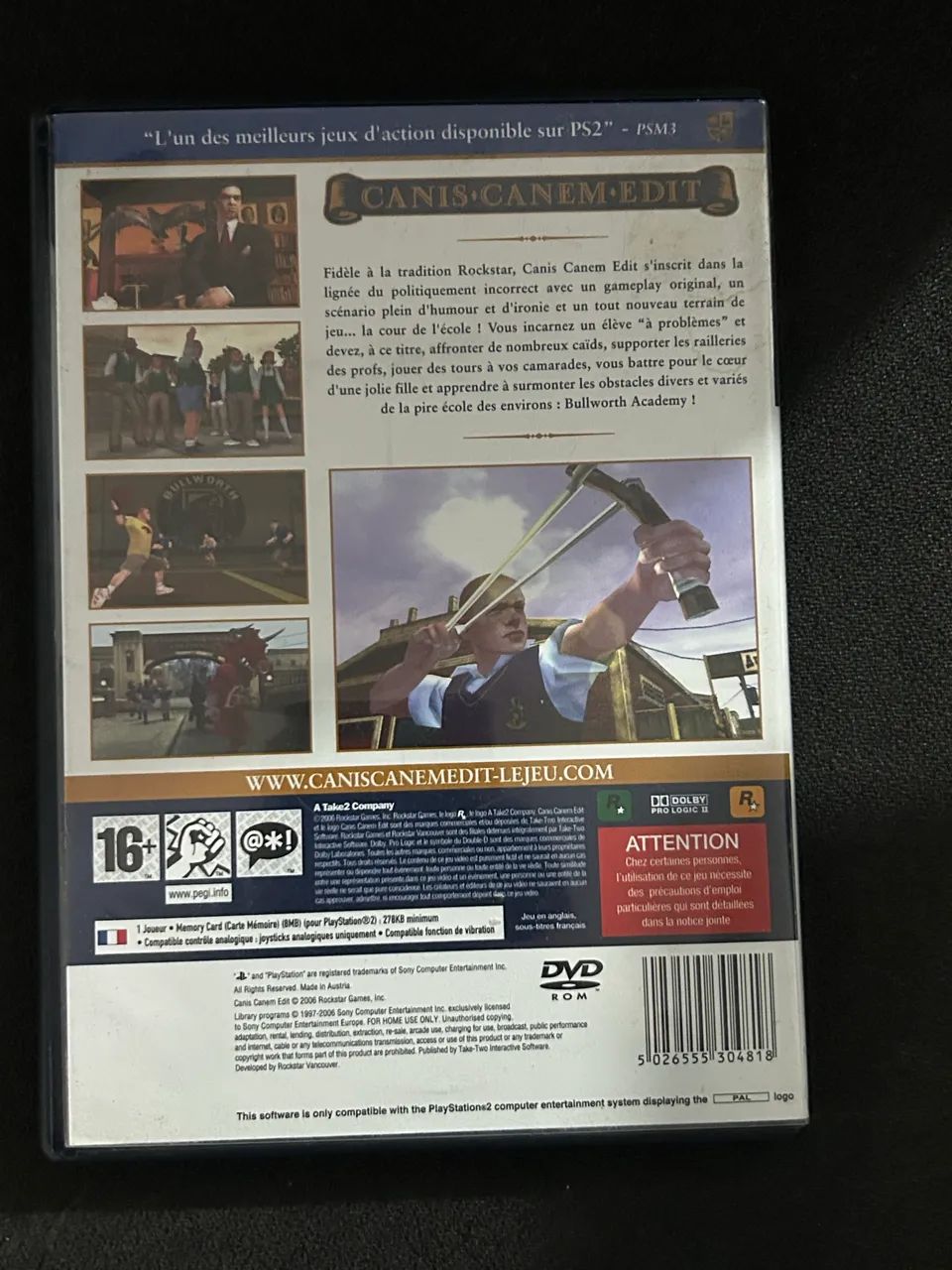 Jogo Bully ps2 europeu  - Foto 2