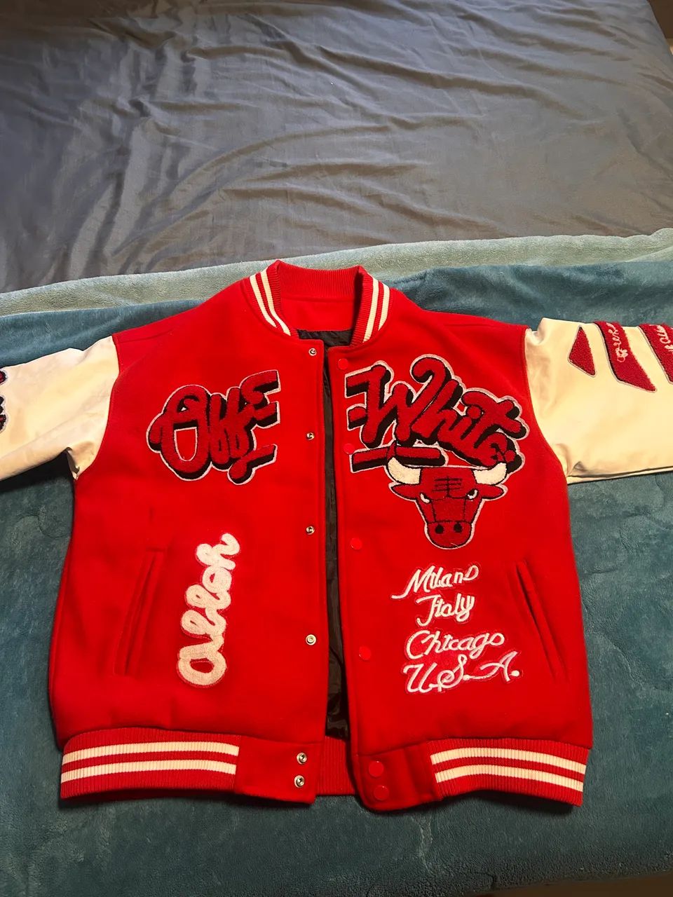 Jaqueta Off White Chicago Bulls - Foto 5