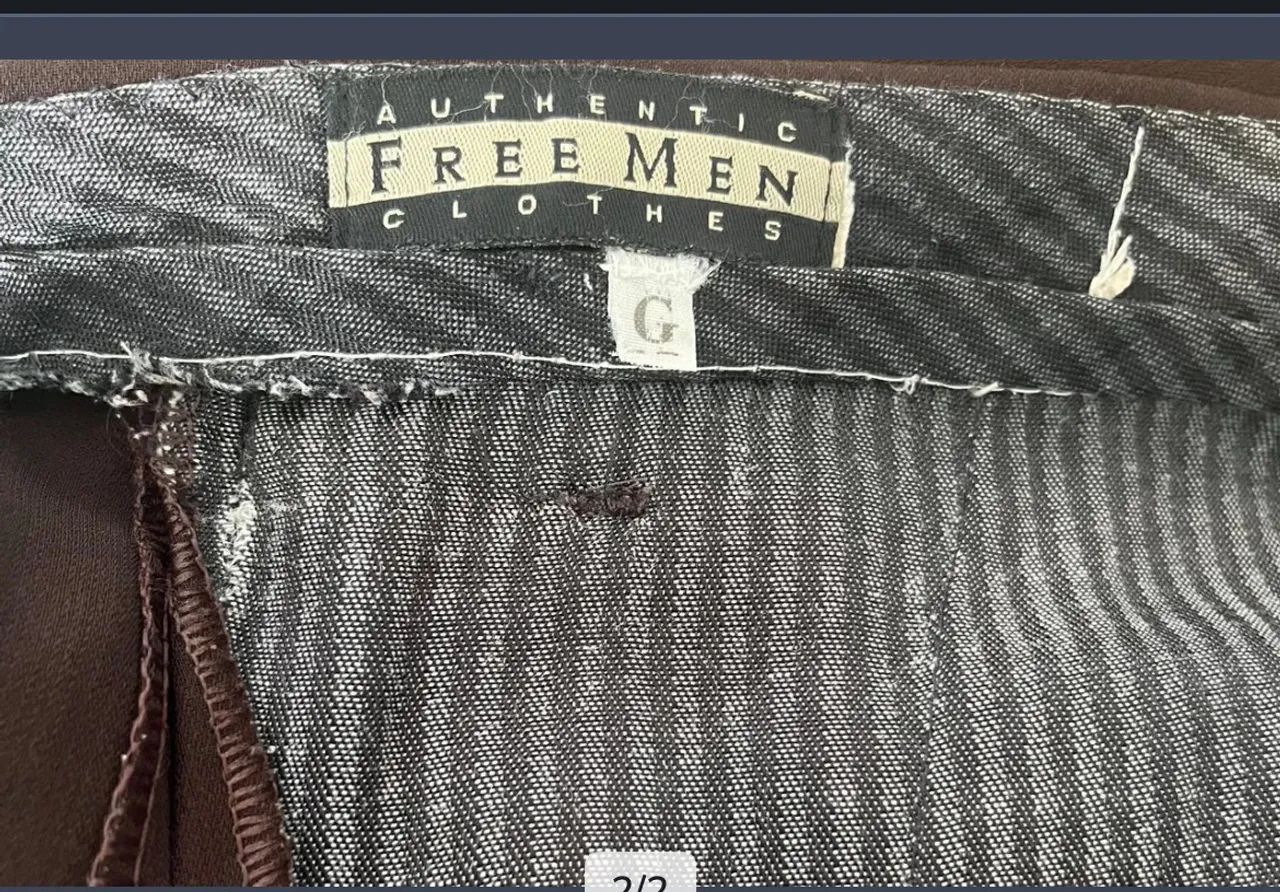 Calça social masculina na cor marrom, microfibra, TAM. G.  - Foto 2