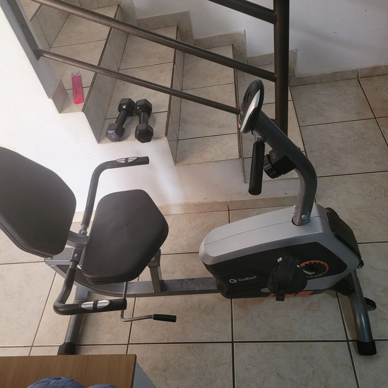 Bicicleta ergometrica horizontal Gallant semi nova  - Foto 5