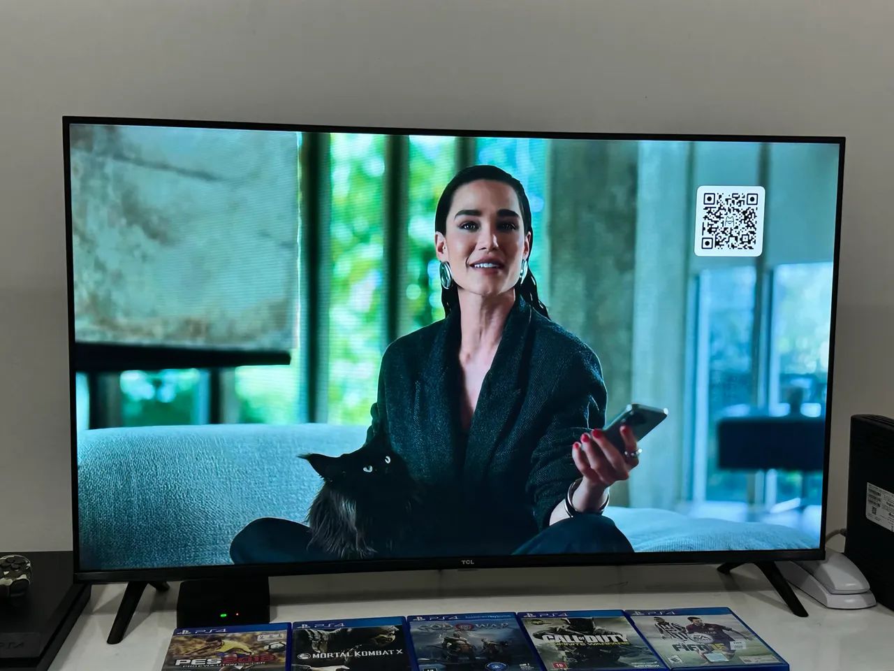 Smart TV TCL 43" Android TV (Modelo 43S5400A) - Completa e Perfeita - Foto 4