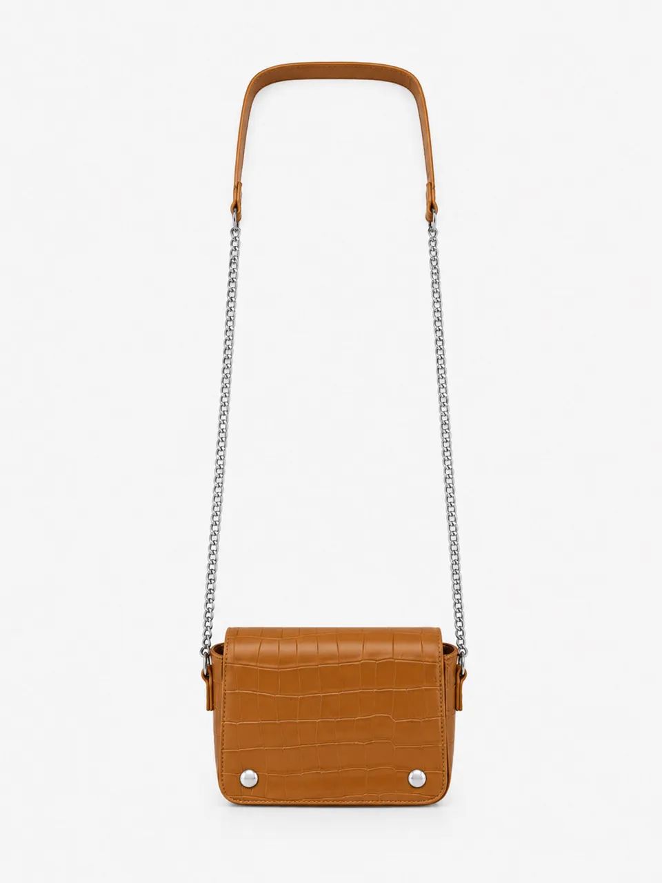Bolsa marrom de ombro