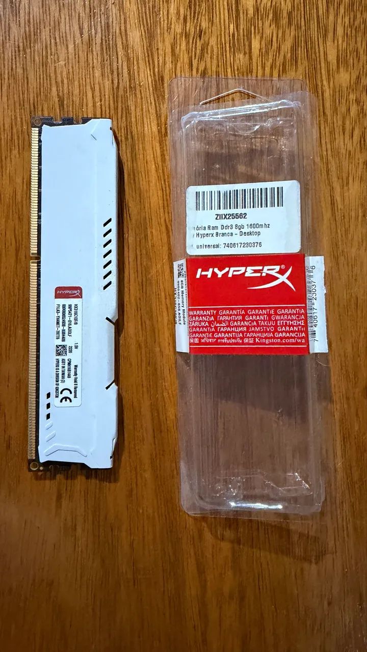 Memória hyperx 8GB 1600MHZ - Foto 4