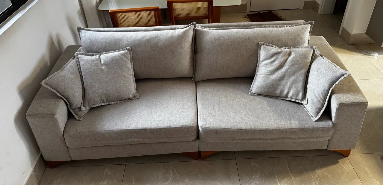 Sofá de linho 2,40M X 0,90 M - Foto 2