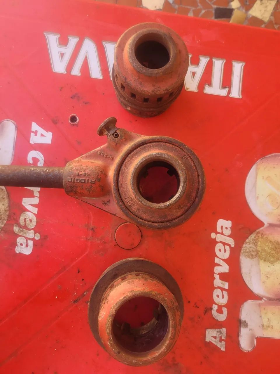 Tarraxa  ridgid 12 R com os cotonetes de 1 1/2, 1 1/4 e 2 polegadas. ( NÃO aceito  oferta) - Foto 4