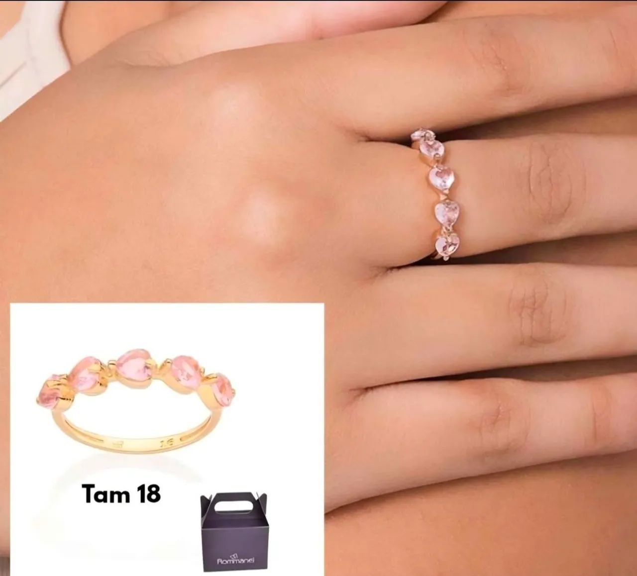 Anel Rommanel tam 18