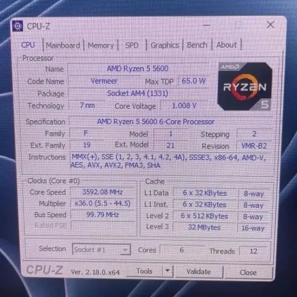 PROCESSADOR RYZEN 5 5600 4.4GHZ TURBO - Foto 4
