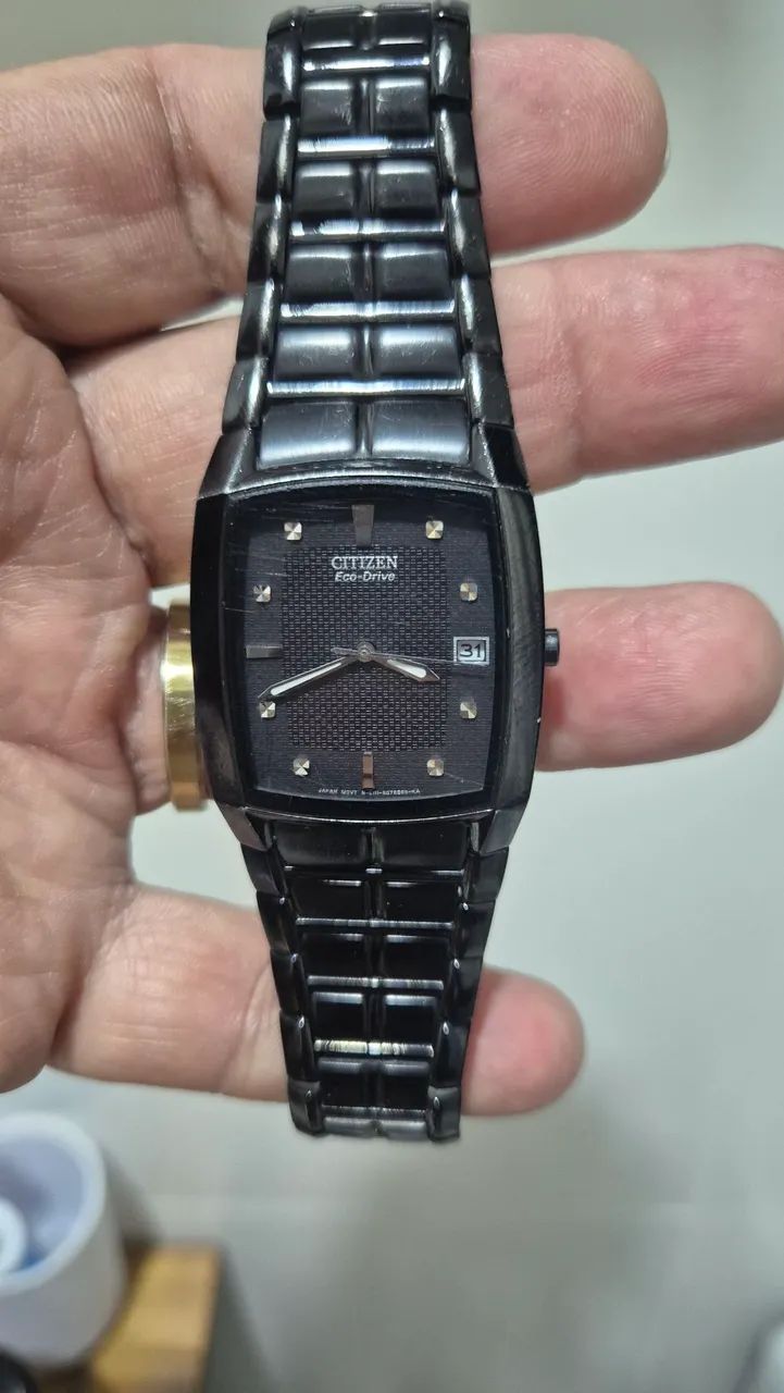 Relógio CITIZEN ECO-DRIVE  BLACK   -  MODELO NOVO
