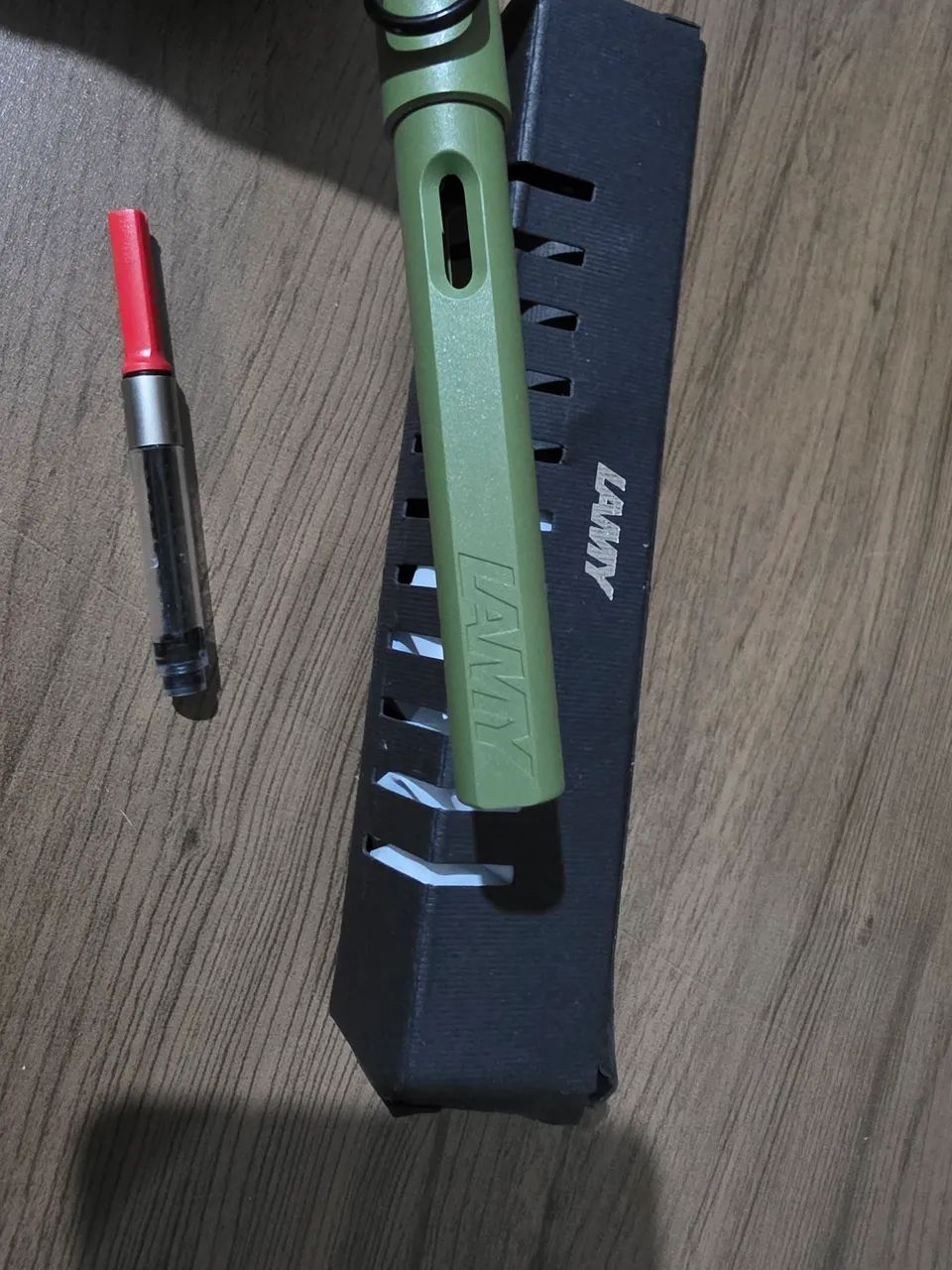 Caneta Tinteiro Lamy Savannah Green EF  - Foto 3
