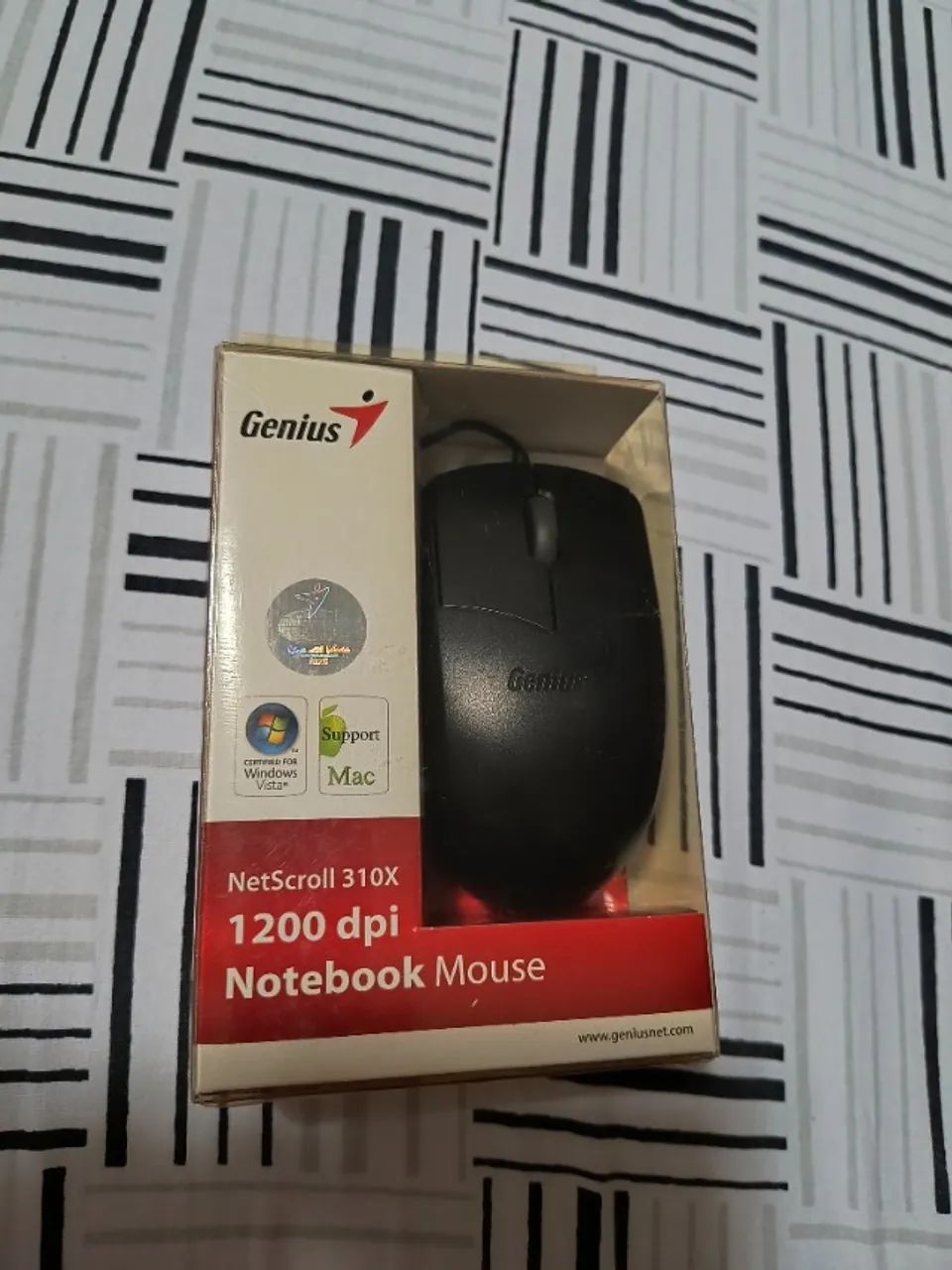 Mouse Óptico Para Notebook Genius NetScroll 310X USB Na Caixa - Foto 4