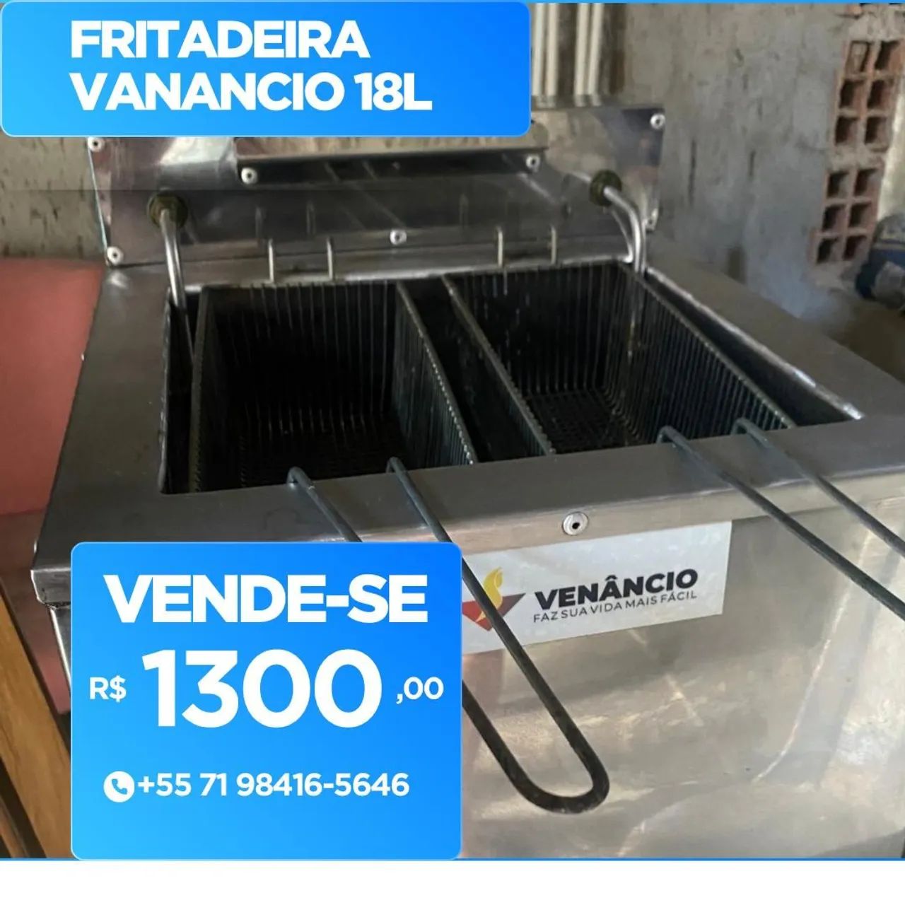 Fritadeira Vanancio 18L