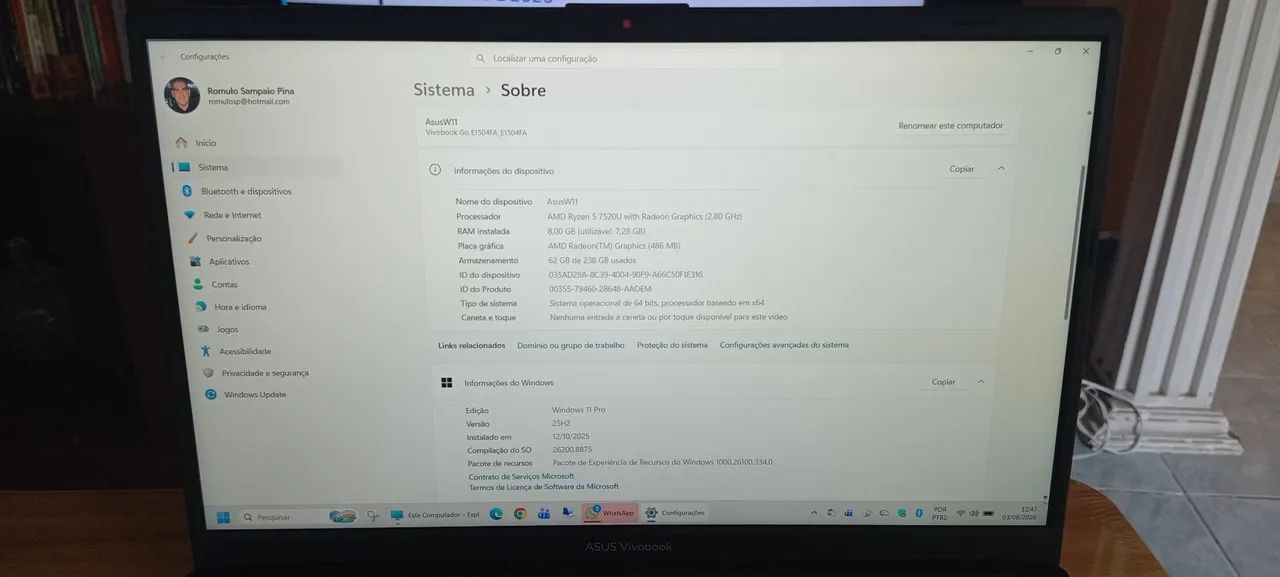 Notebook ASUS Vivobook15  - Foto 4