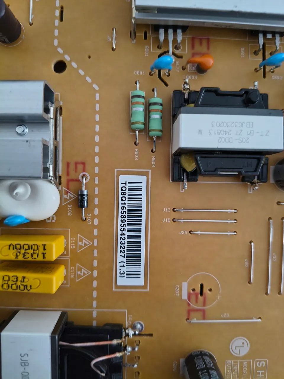 Placa Fonte Para Televisão LG 75 Polegadas Mod: 75ut8050psa - Foto 4