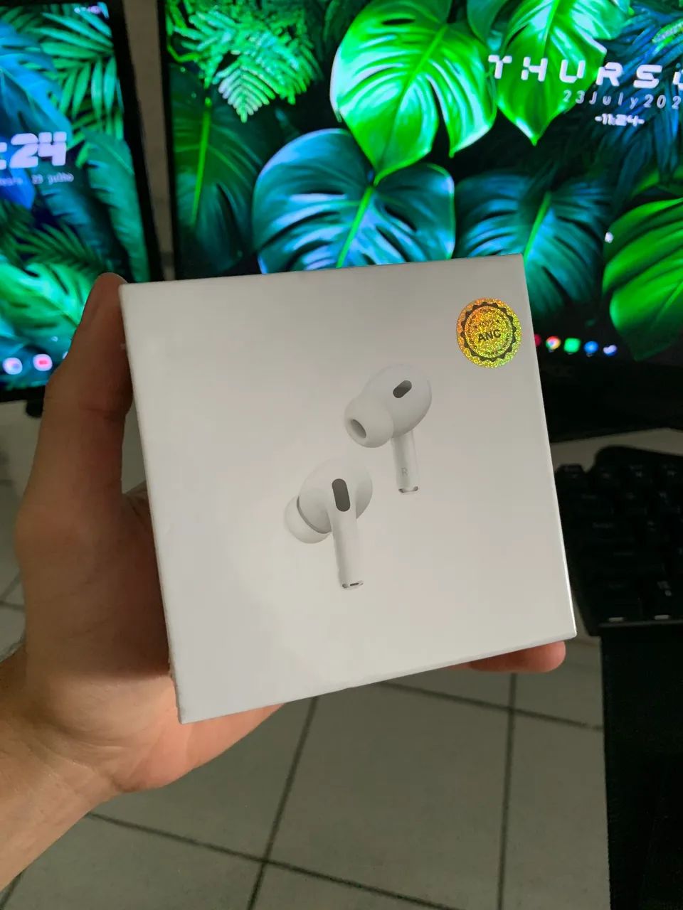 Fone Bluetooth Air Pods Gen5 novo