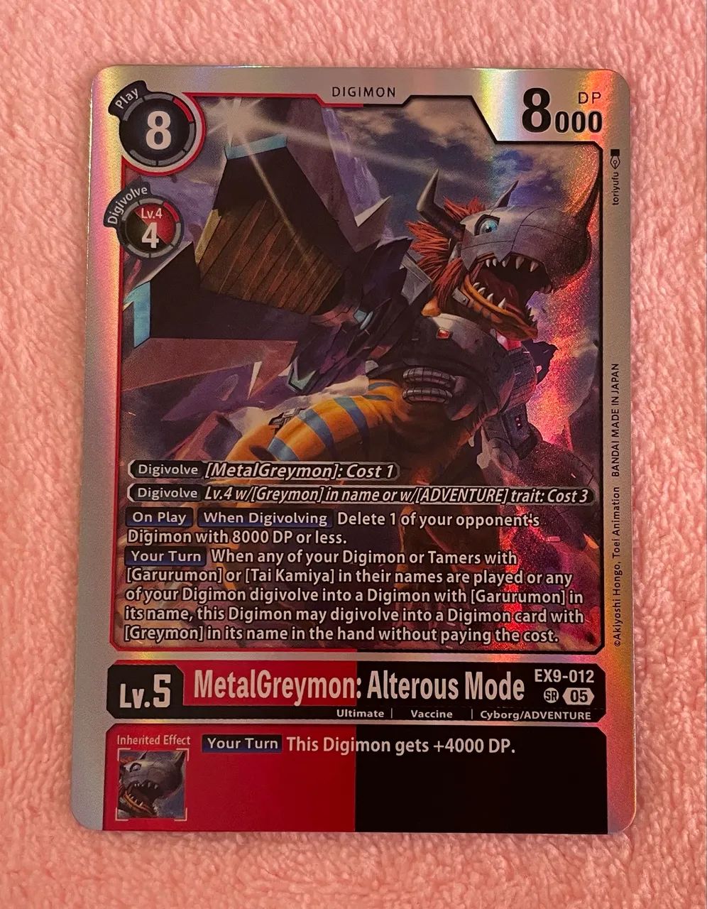 Metalgreymon Alterous Mode EX9-012 Digimon TCG