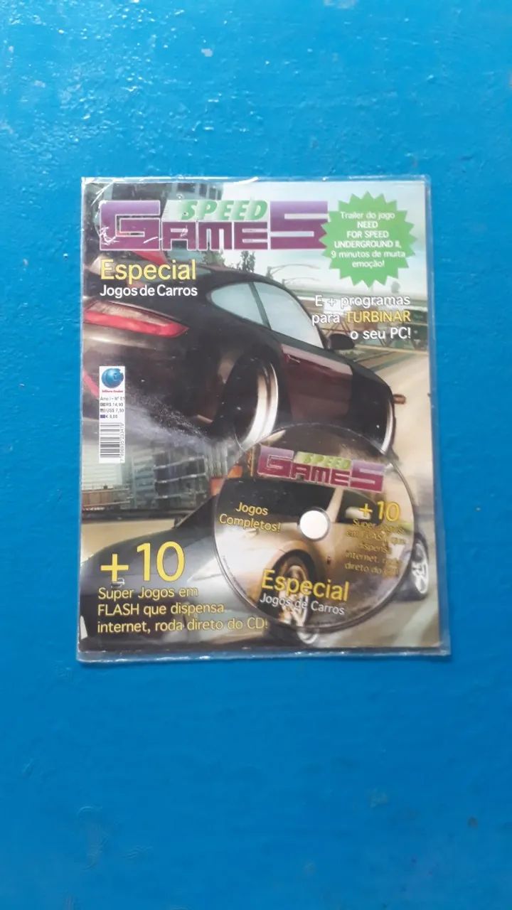 cd de jogos speed games especial, jogos de carros completo lacrado