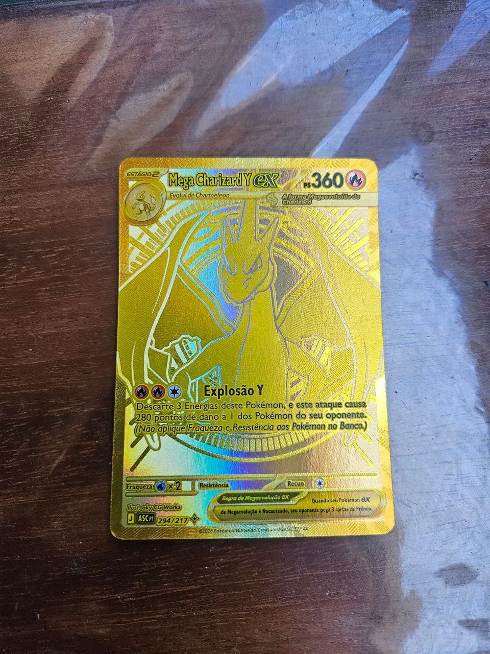 Carta Pokemon Mega Charizard Y ex