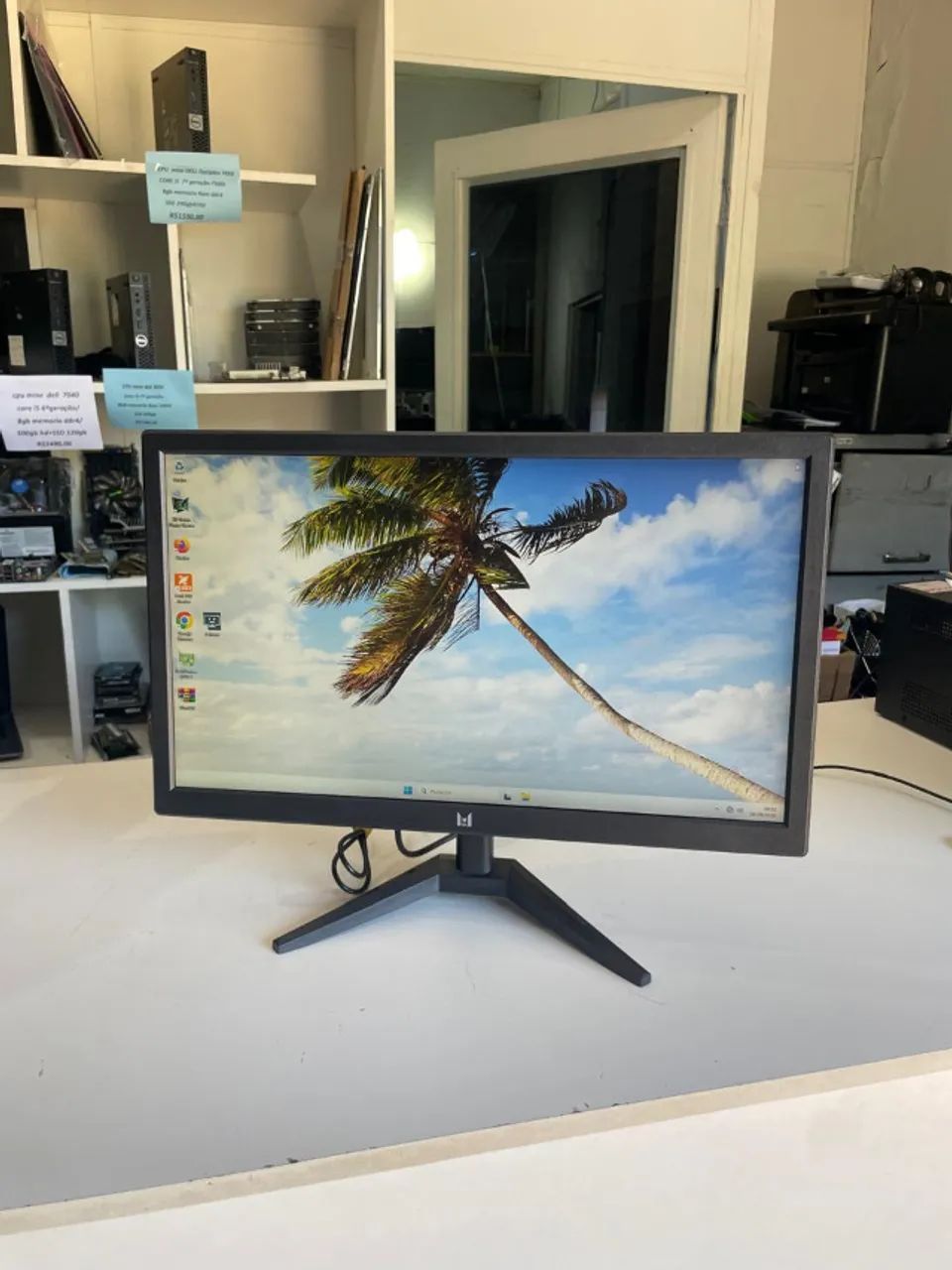 Monitor 19 polegadas mtec hdmi led hd+/ HDMI/VGA com garantia e nf - Foto 4