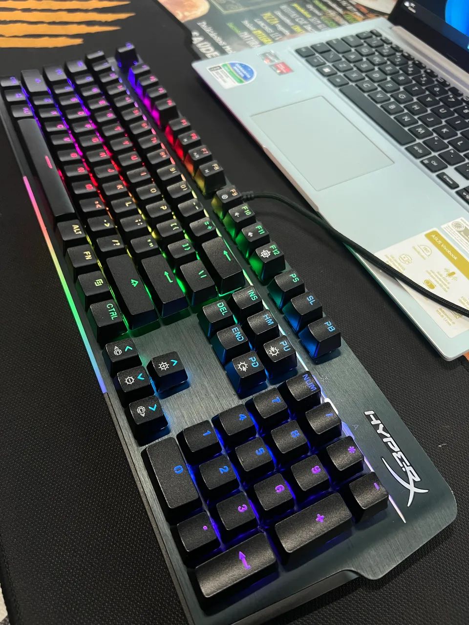 Teclado Mecânico Gamer HyperX Alloy FPS Pro RGB Original Switch Red - Foto 2