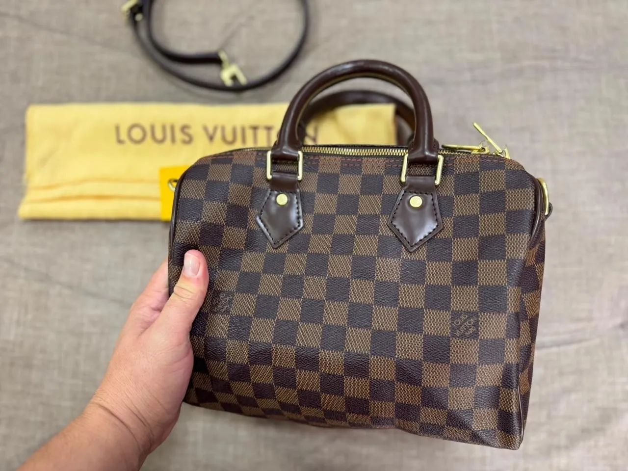 bolsa louis vuitton speedy ebene 25 - Foto 2