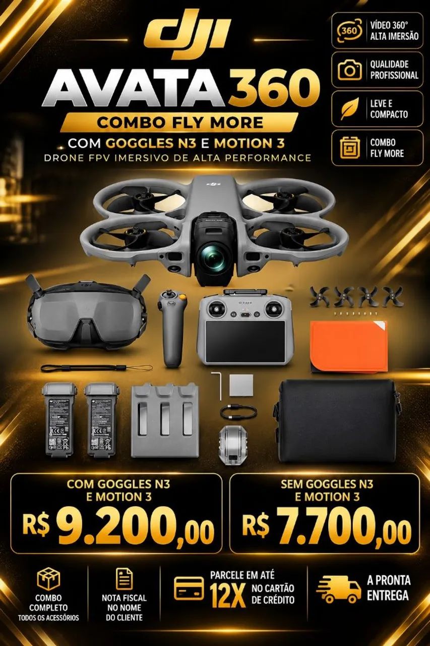 Drone DJI avata 360 fly more combo - Foto 2