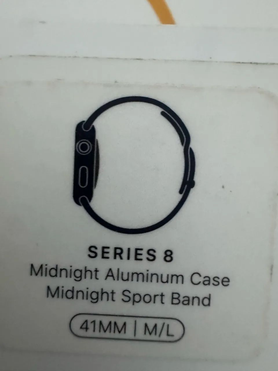 Watch series 8 Midnight Aluminum Case Midnight Sport Band 41MM | M/L Vende se urgente ?  - Foto 6