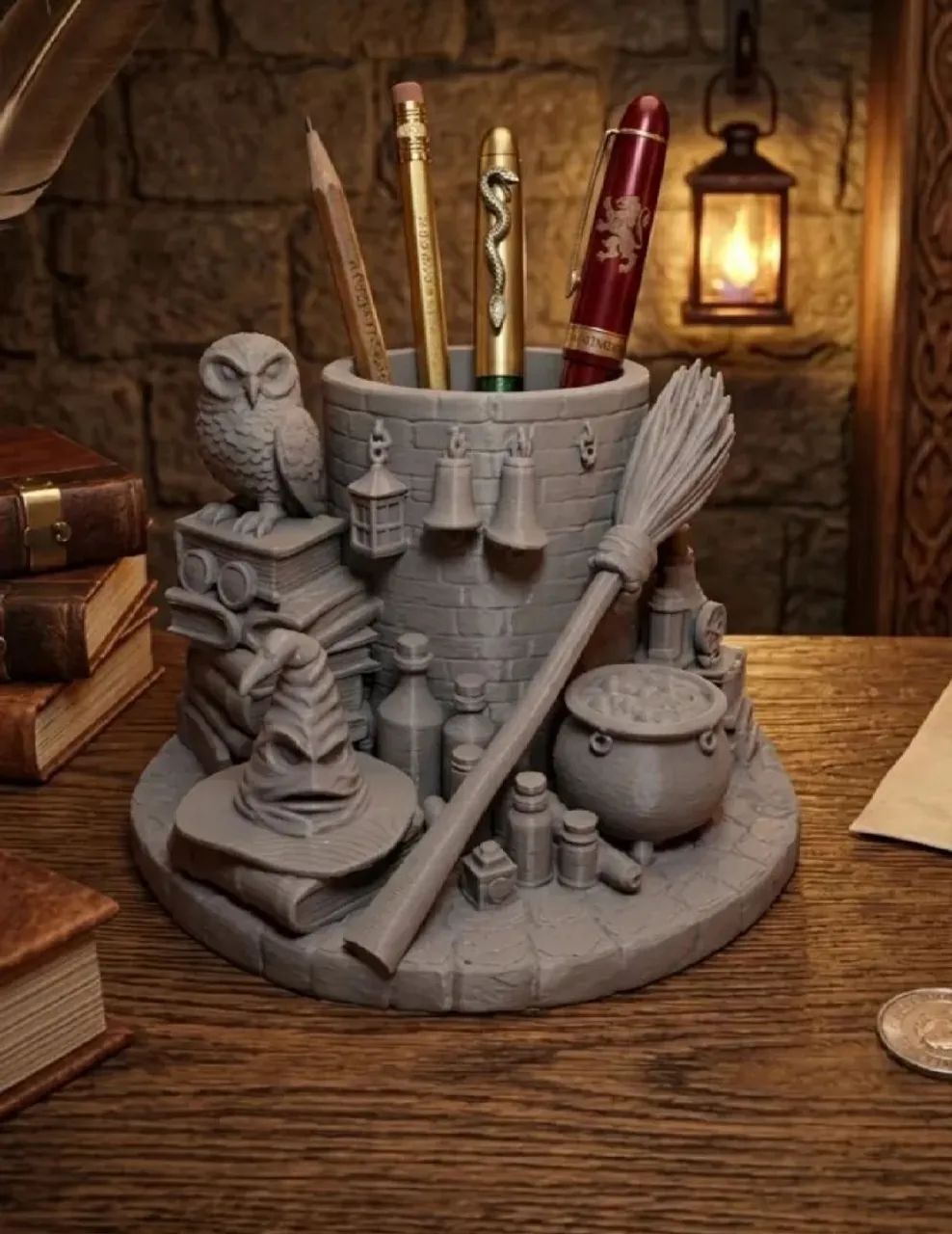 Porta canetas lápis Harry potter - Foto 2